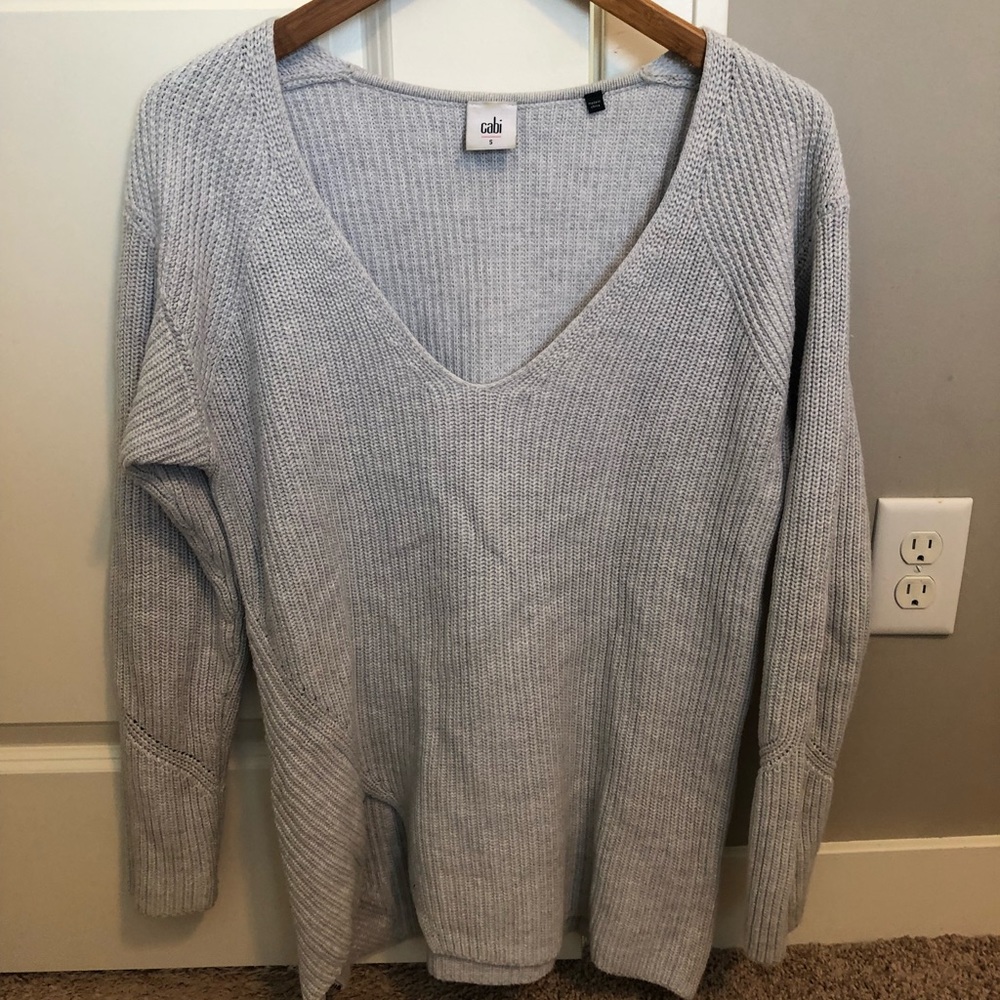 Cabi Sweater - grey - size small